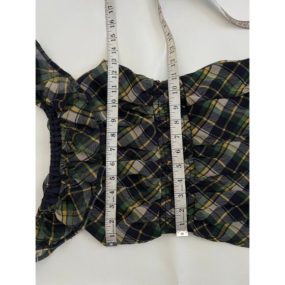 Mossimo Supply plaid tartan maxi dress size XS Whimsigoth Party - Picture 6 of 7